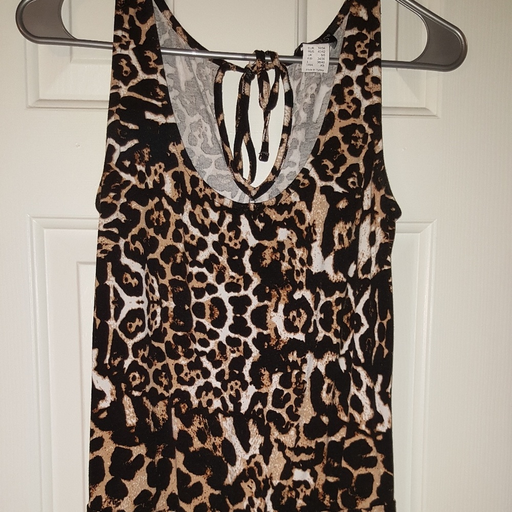 Leopard print romper *POSH PRICE IS FIRM*